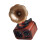 Dark Red Plastic Music Box Gramophone Decoration for Home Office 10