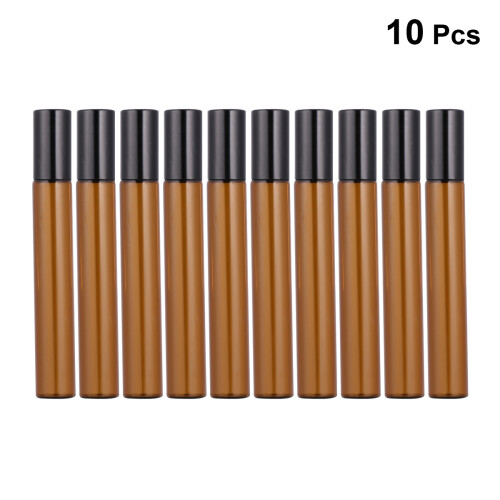 10 Pcs Roller Bottle Diffuser Bottles Clear Container Travel 1