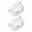 2Pcs Plastic Hanging Wall Basket for Kitchen Ginger Garlic Use 10