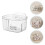 2Pcs Plastic Hanging Wall Basket for Kitchen Ginger Garlic Use 3