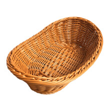 Sipeihong Rattan Wicker Gift Basket Tray For Fruit & Flowers 12x7x6cm