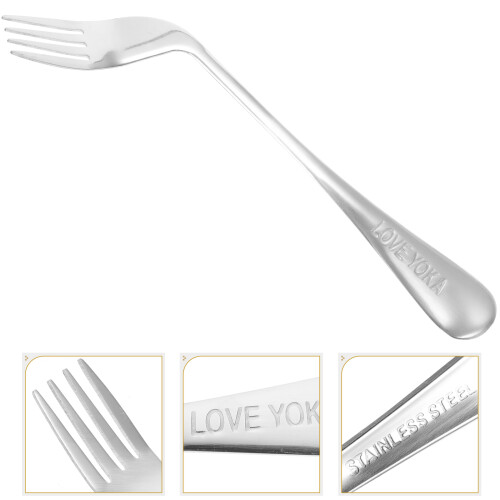 right-hand angled lightweight ergonomic fork for assisted eating 2