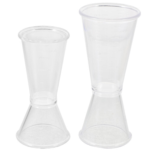 2 Pcs Mixing Cup Bartending Supplies Jigger with Measurements inside
