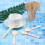 100pcs Wooden Party -Friendly 7