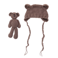 Props For Baby Photo Shoot Infant Style Hat Khaki 1 Set