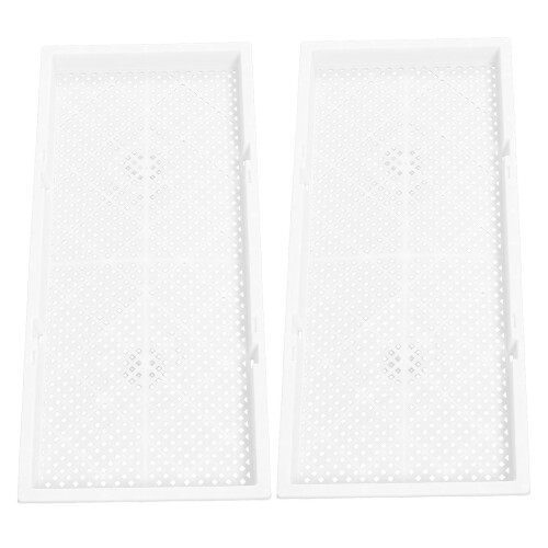 Nursery Pots Trays Sowing Tray White Pp 2set 2