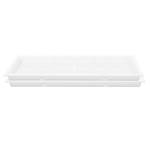 Nursery Pots Trays Sowing Tray White Pp 2set 1