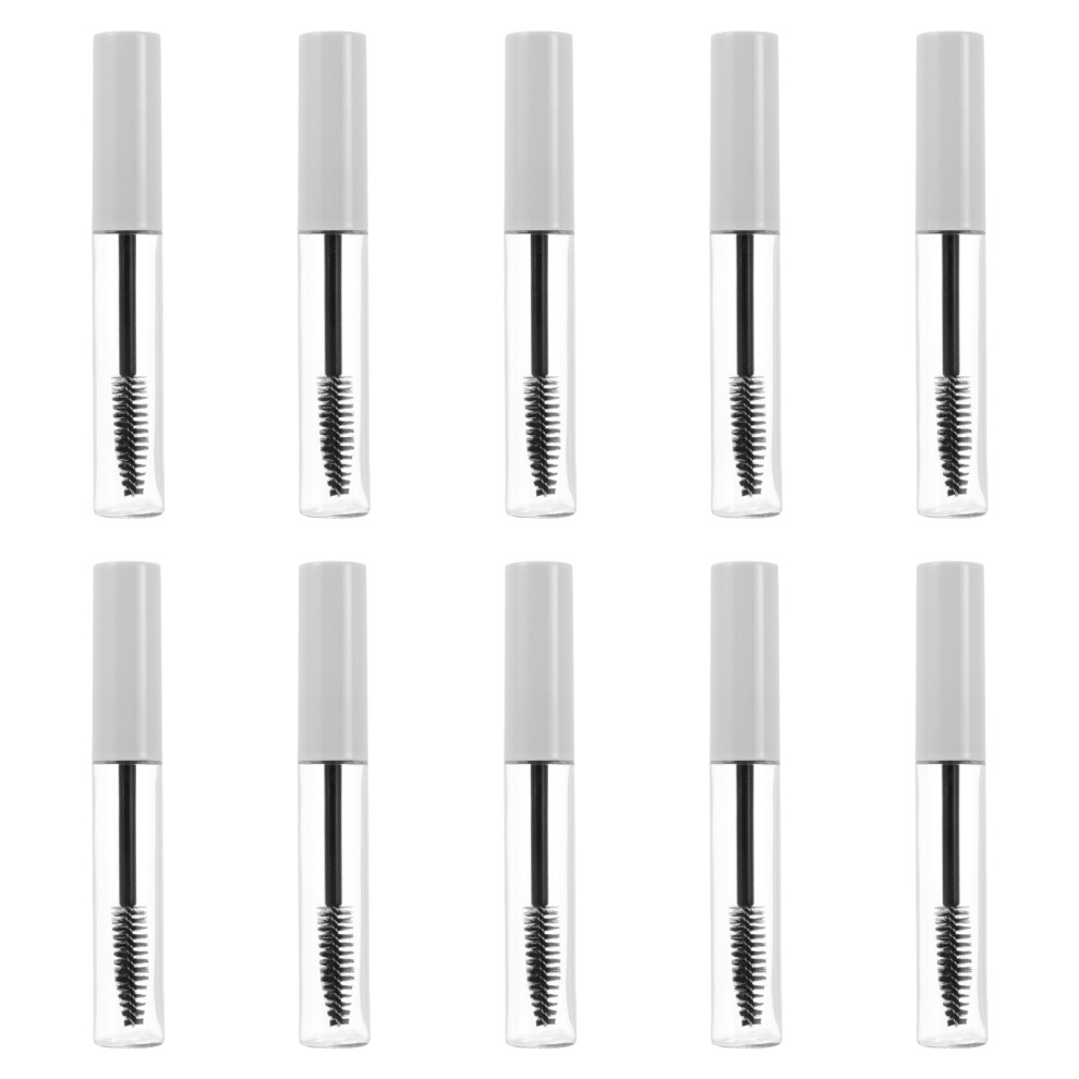 Ohphcall 10 Pcs Mini Makeup Bottles Empty Eyelashes Tube Mascara Wand Tubes
