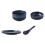 ceramic cutlery set household tableware kit blue 7