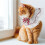 Comfortable Cat Collar Polyester Red Flower Lace 1 Set 11