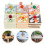 6 pcs simulation square cream fruit cake artificial small cake model 3