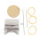 Weaving Natural Wood Color Weaving Tool 1 Set 6