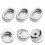 10 Pcs Closet Rod Support Hanging 组 托 Wardrobe Rail Holder 3
