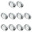 10 Pcs Closet Rod Support Hanging 组 托 Wardrobe Rail Holder 1