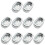 10 Pcs Closet Rod Support Hanging 组 托 Wardrobe Rail Holder 2