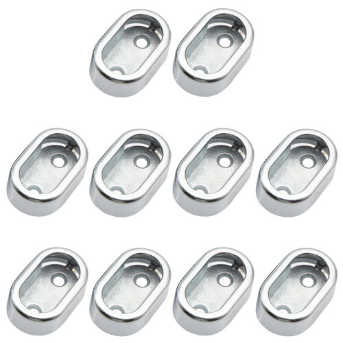 10 Kleiderstangenhalter Halterung Beschlag Sitz 1