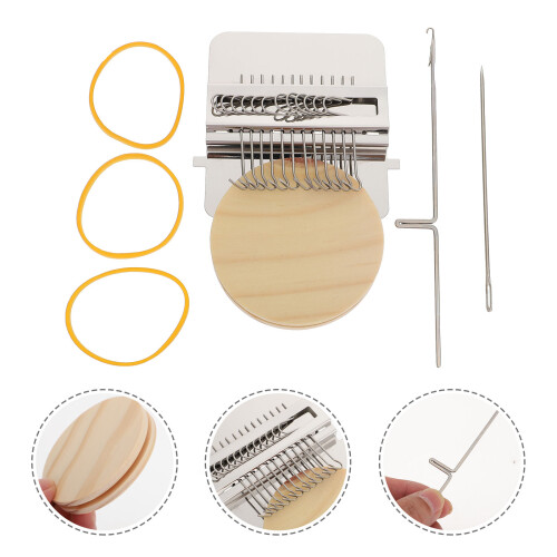 Weaving Natural Wood Color Weaving Tool 1 Set 2