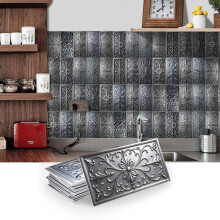 (SJM322, 32pcs) Marble Pattern Wall Sticker, 16pcs/32pcs/64pcs Peel & Stick Wall Decal, Waterproof Decorative Sticker For Home Kitchen Bathroom, Home Decor