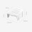 Home Shoe Rack Shelf Anti Slip Rectangular Design White 1set 2