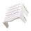 Home Shoe Rack Shelf Anti Slip Rectangular Design White 1set 1