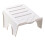 Home Shoe Rack Shelf Anti Slip Rectangular Design White 1set 7