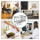 Hook Rack Mounted Shelves Holder Wall Shelf Coat Office Black 9
