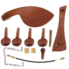 juego de accesorios para violín madera azufaifo con silleta y cordal