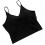 1Pièces Crop Coton Armature Coussin Noir 5