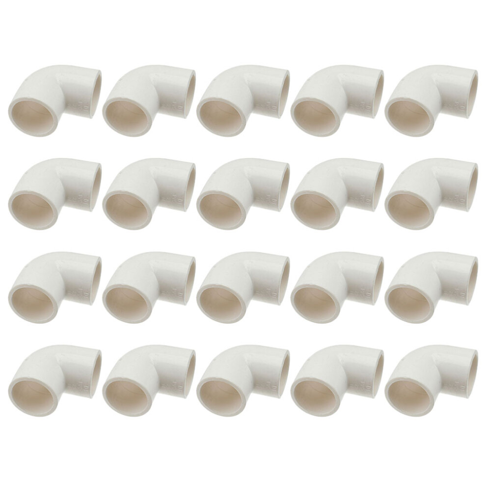 White Pvc Elbow Fittings For Home Use Smooth Surface Connector 3292820247131