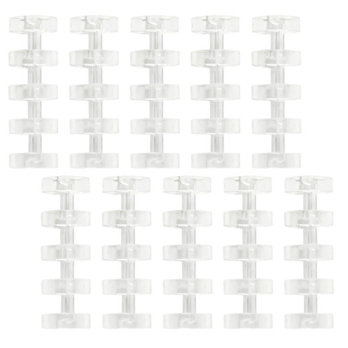 20pcs five-hole loose leaf binders scrapbook book clips segmented