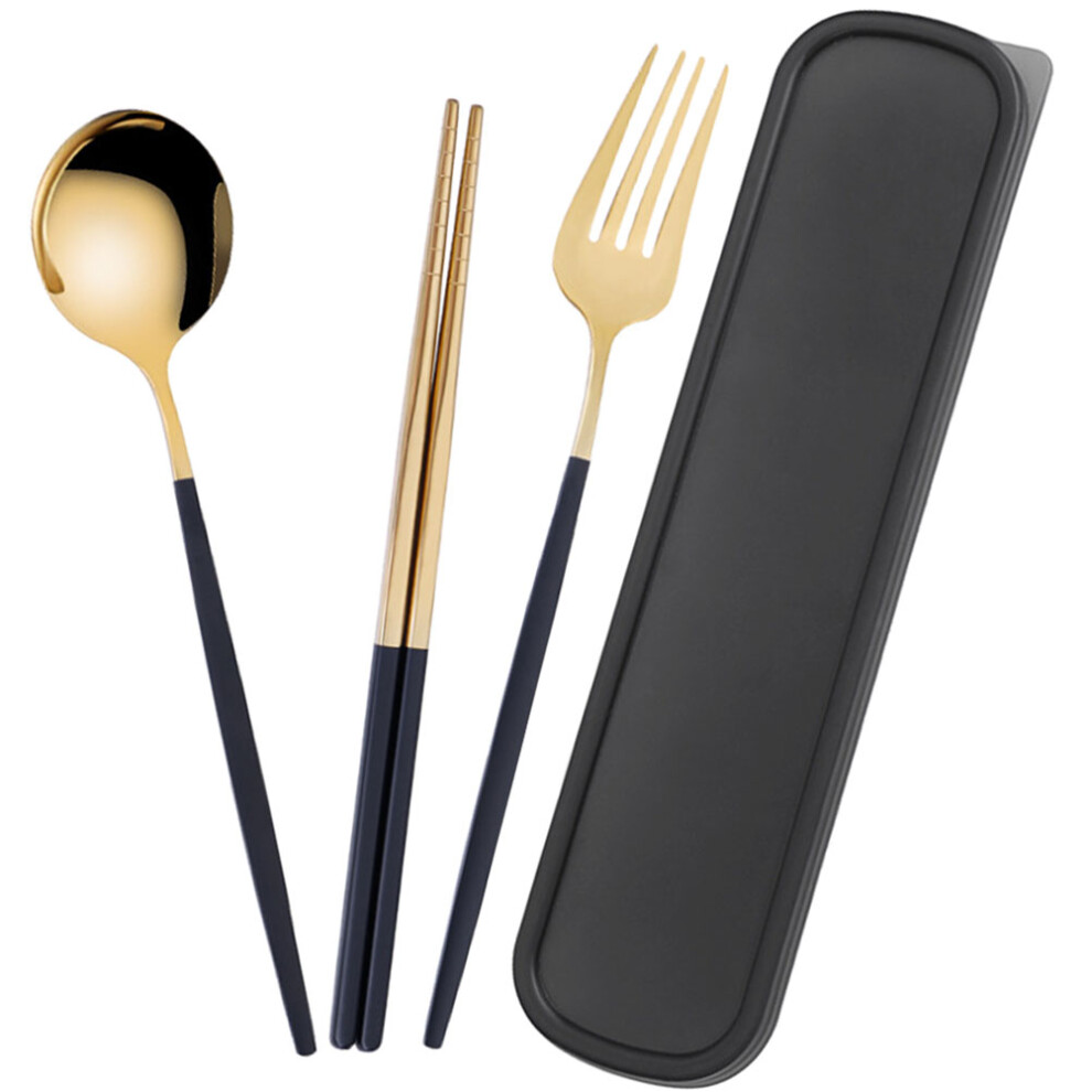 Photos - Other Camping Utensils Camping Tableware Set Golden 1 Set