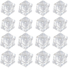 Mlins  60 Pcs Ice Cube Simulated Aquarium Decor Centerpiece Filler