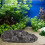 Aquarium Mountain Ornament Rock Shape Pu Assorted Color 1pack 7
