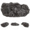 Aquarium Mountain Ornament Rock Shape Pu Assorted Color 1pack 3