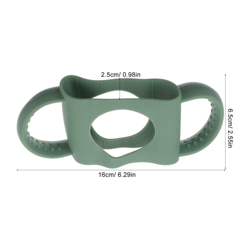 Bottle Handle Nursing Bottle Grips Silicone Dark Green 1pcs 1