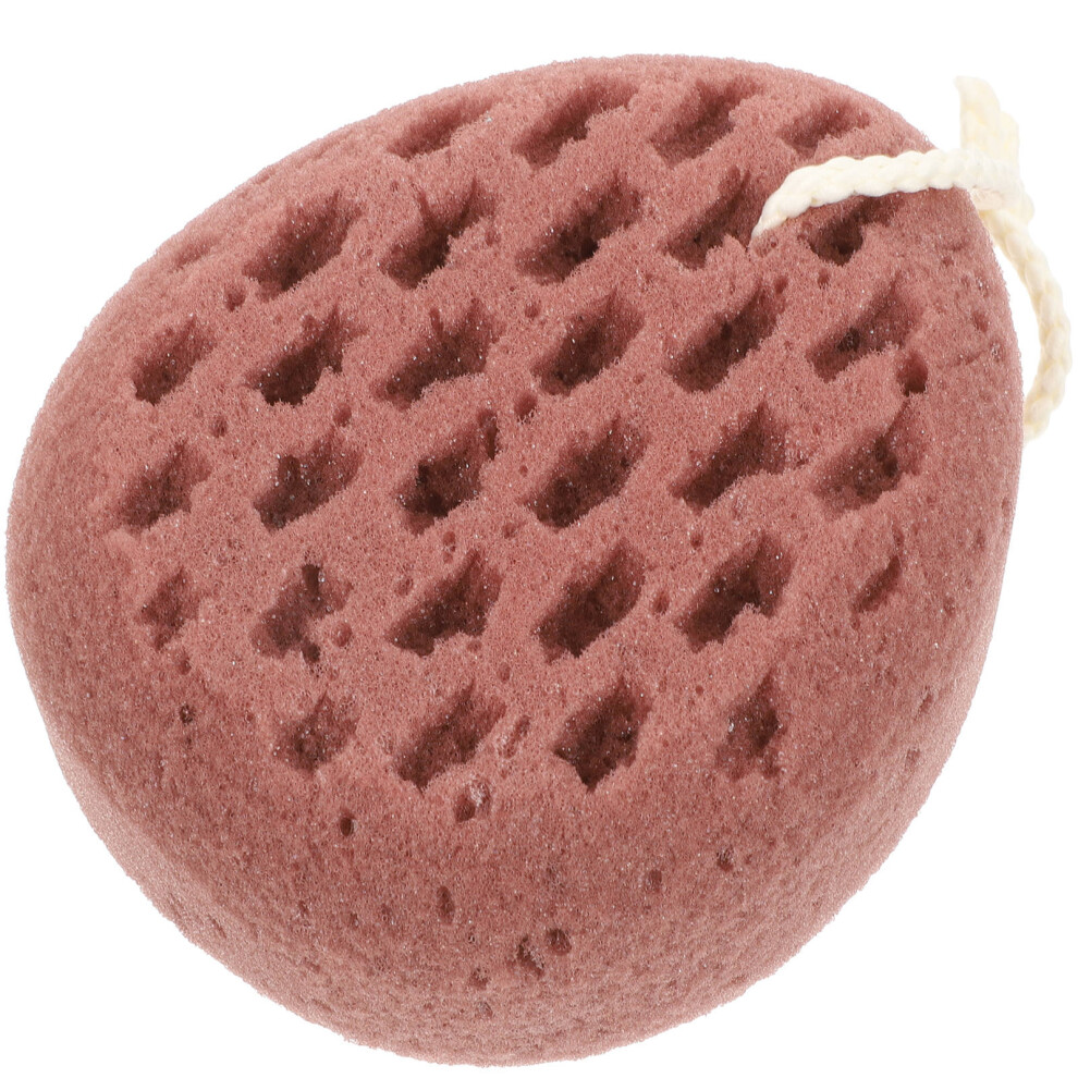 Totority Coffee Bath Back Scrubber Sponge Durable Exfoliating Shower Tool