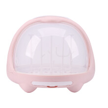 Bottle Drying Box Pink For Home Use Dustproof Pp 1pcs