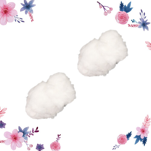 2 Pcs Cloud White Props Baby Shower Decorations Hanging Clouds Party 1