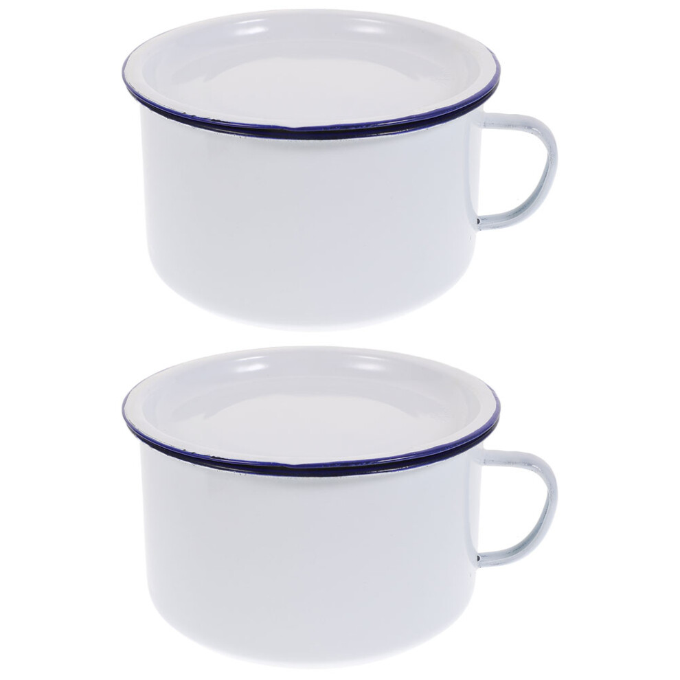 2pcs Enamel Soup Bowls with Lids-image-OPC-PKR6SFD-NEW