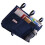 bolsa de armazenamento para com múltiplos bolsos azul 8