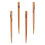 Raindrops Reusable Chopstick Kitchen Tools Wood 4 Pairs Assorted Color 5