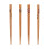 Raindrops Reusable Chopstick Kitchen Tools Wood 4 Pairs Assorted Color 1