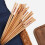 Raindrops Reusable Chopstick Kitchen Tools Wood 4 Pairs Assorted Color 2