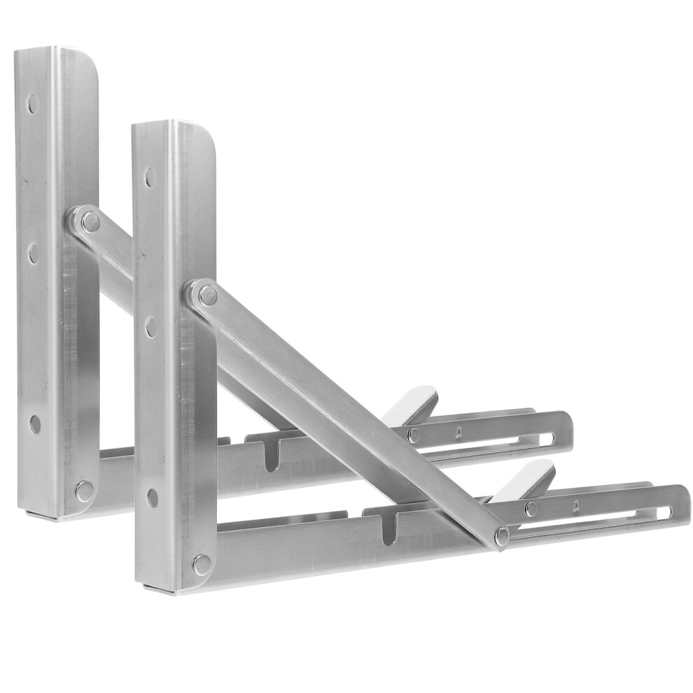 2 Pcs Foldable Bracket Deform-Resistant Brackets Space-Saving 3292820290342