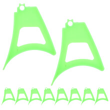 10Pcs Light Green Plastic Fire Extinguisher Mount Brackets for Home