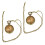 2pcs Vintage Pocket Watch Clamshell Hanging Embossed 5