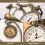 2pcs Vintage Pocket Watch Clamshell Hanging Embossed 8