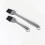2pcs Silicone Pastry Brush For Baking 20cm X 4cm Silver 9