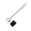 2pcs Silicone Pastry Brush For Baking 20cm X 4cm Silver 5