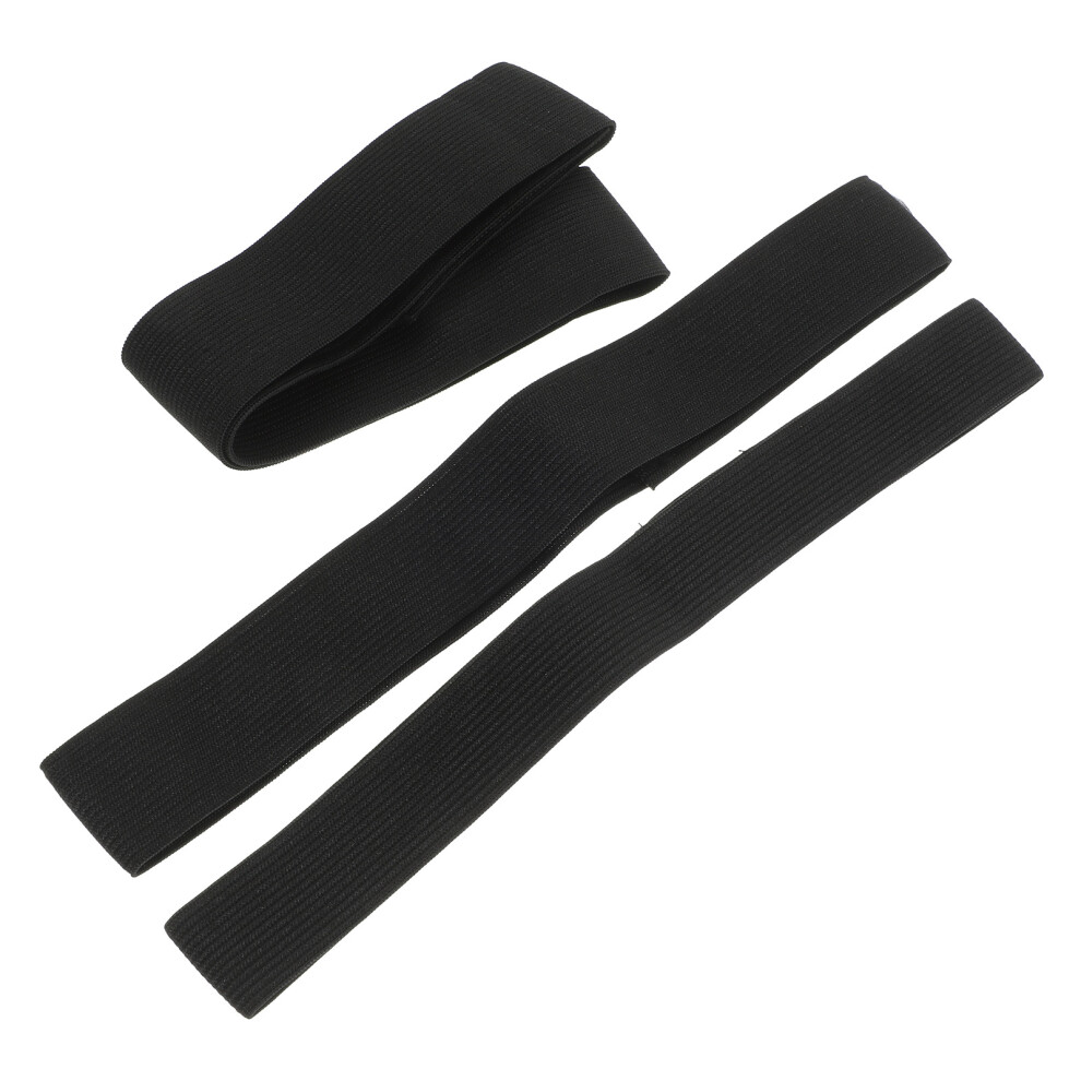 Vaguelly Unisex Wigs Strap Non Slip Elastic Band 3Pcs 24X1.2in